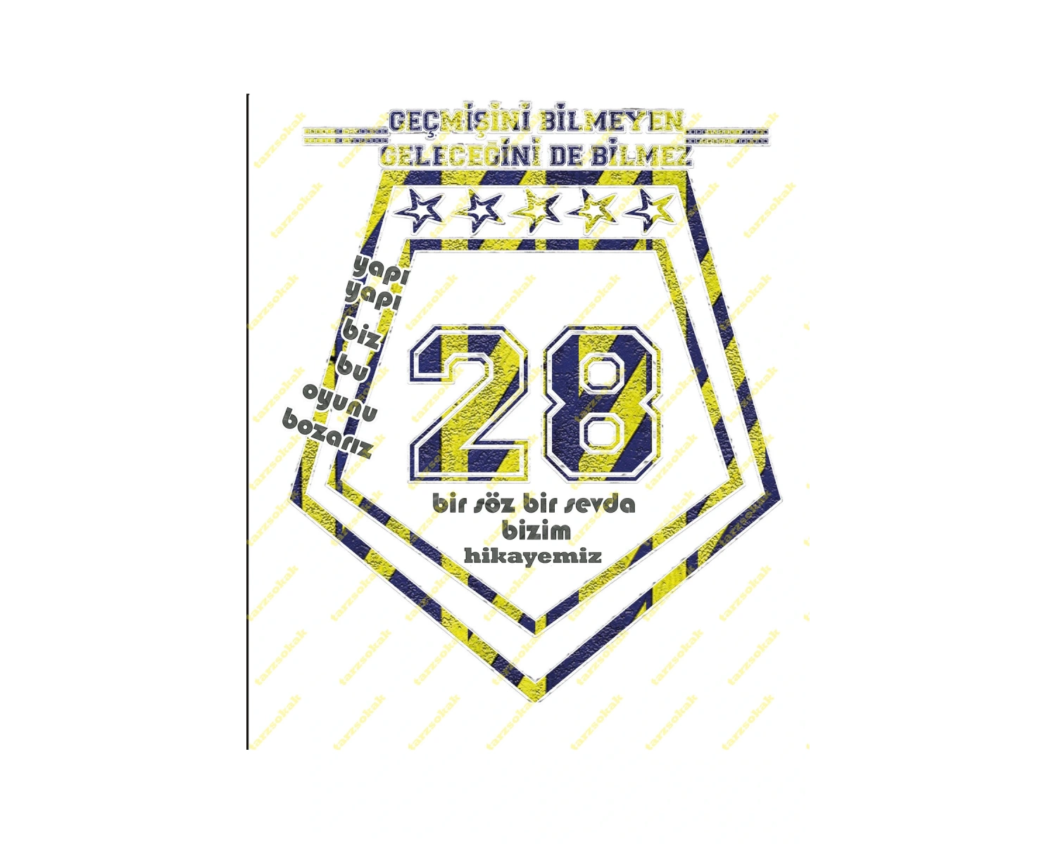 YAPI YAPI BİZ BU OYUNU BOZARIZ Siyah T-SHİRT