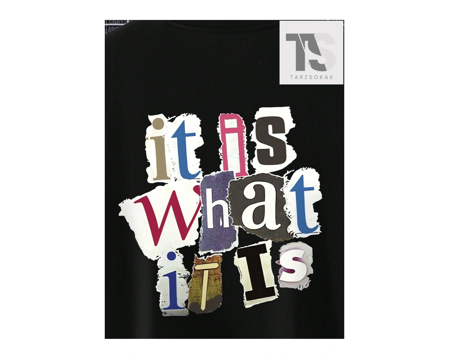 Yarasa Sada Erkek Komik Kedi Baskılı T-Shirt