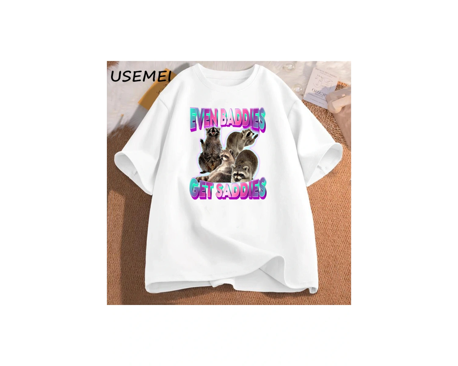 Yas Kraliçe Slay TMizah Komik Pamuk Kısa Kollu Sıçan T-Shirt erkek Giyim Harajuku Ret 2891