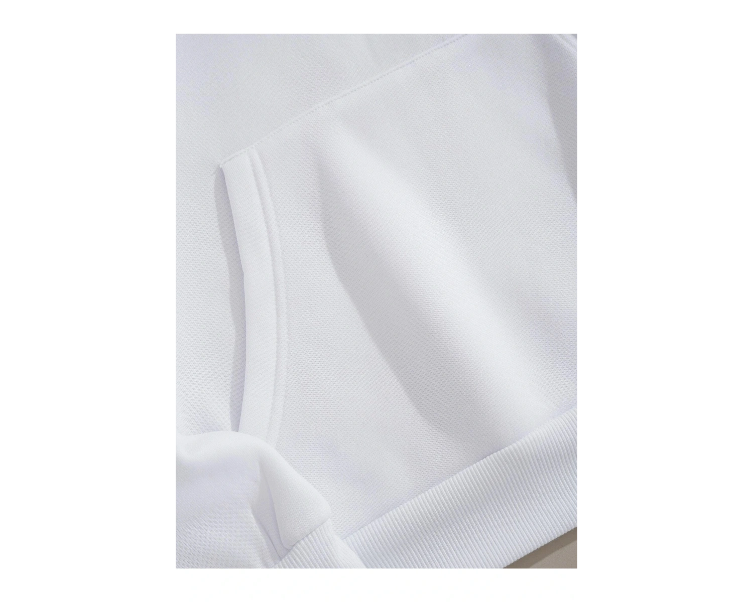 Yasolin----Kadın Beyaz Kelebek Baskılı Kapüşonlu Sweatshirt