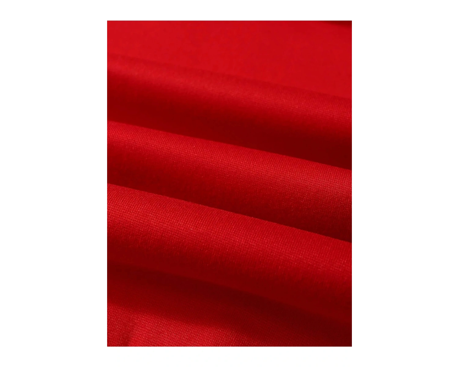 Yasolin----Kadın Kırmızı Lips Baskılı Kapüşonlu Sweatshirt