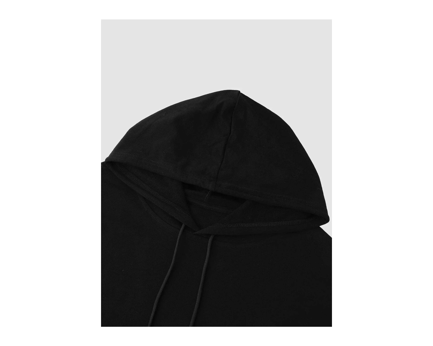 Yasolin----Unisex Siyah Devil Baskılı Kapüşonlu Sweatshirt