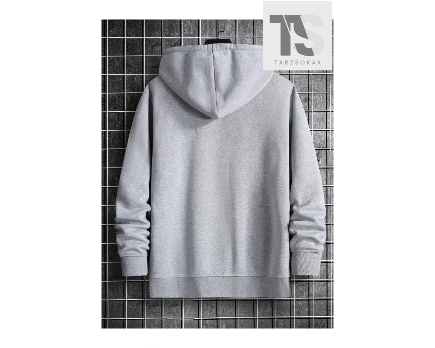 Yazı Tasarımlı Sweatshirt Fermuarlı Hırka Unisex