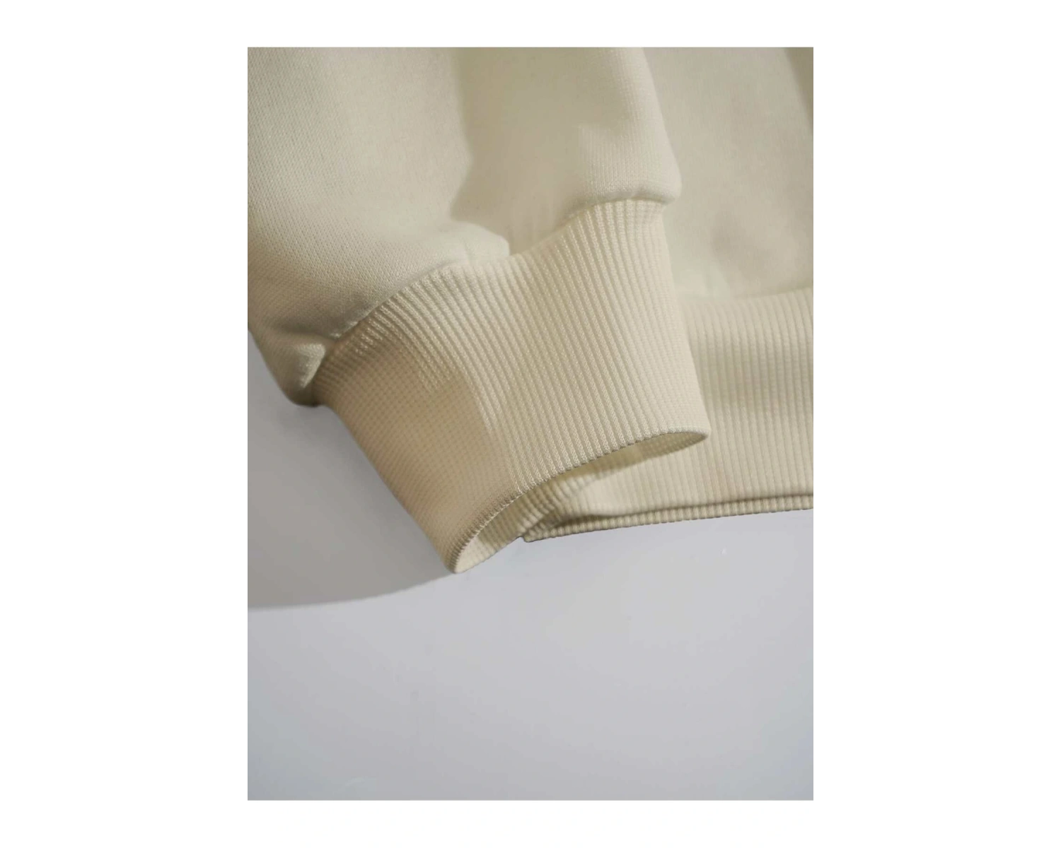 Yazılı Baskılı Sweatshirt Bej