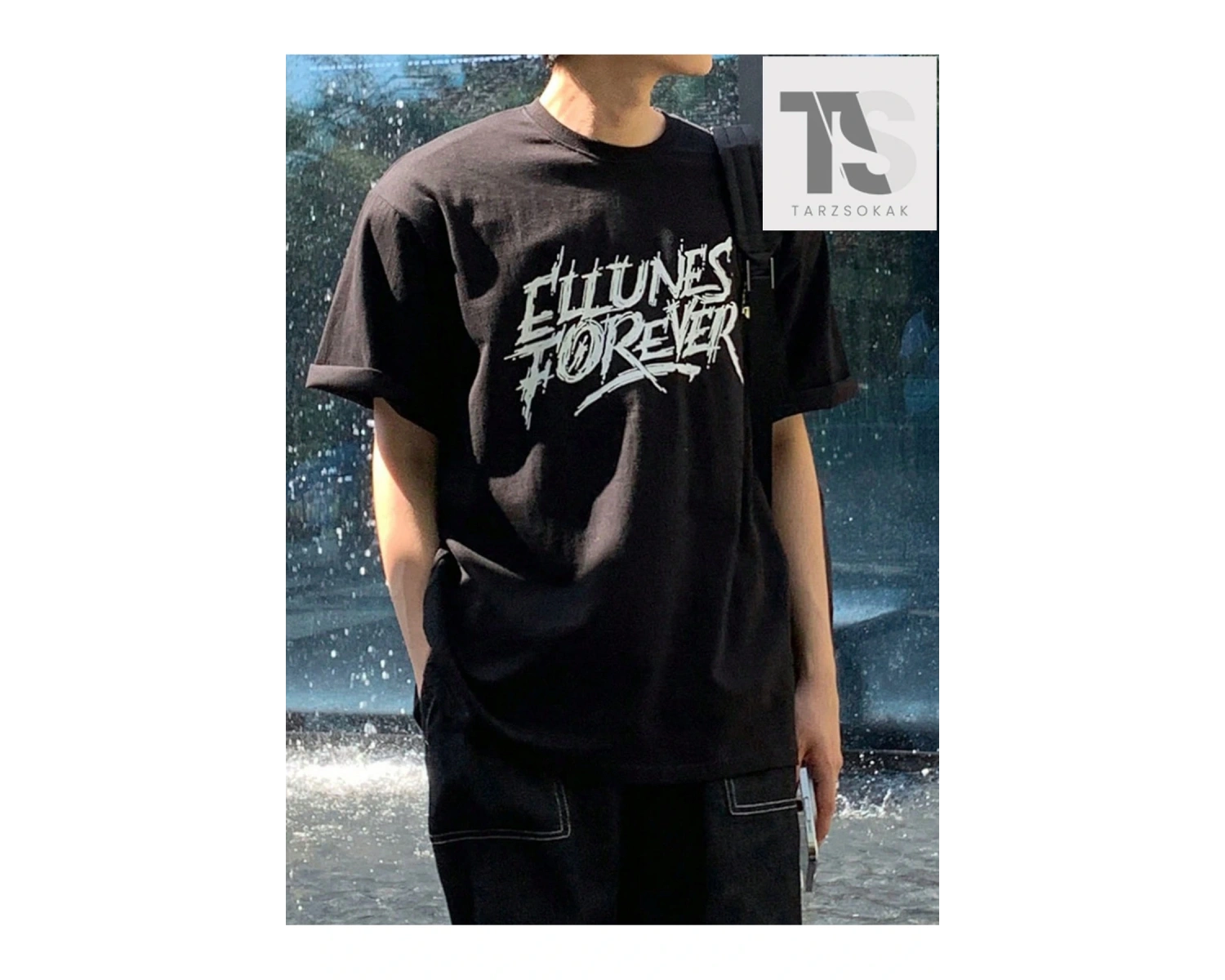 Yazılı Erkek Yazlık Tişört