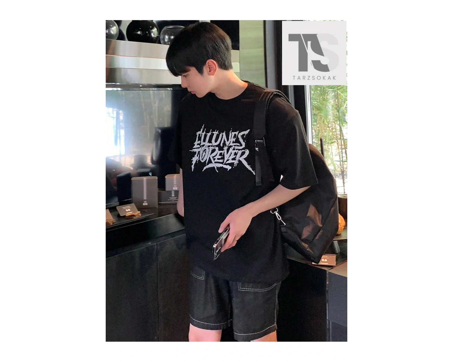 Yazılı Erkek Yazlık Tişört