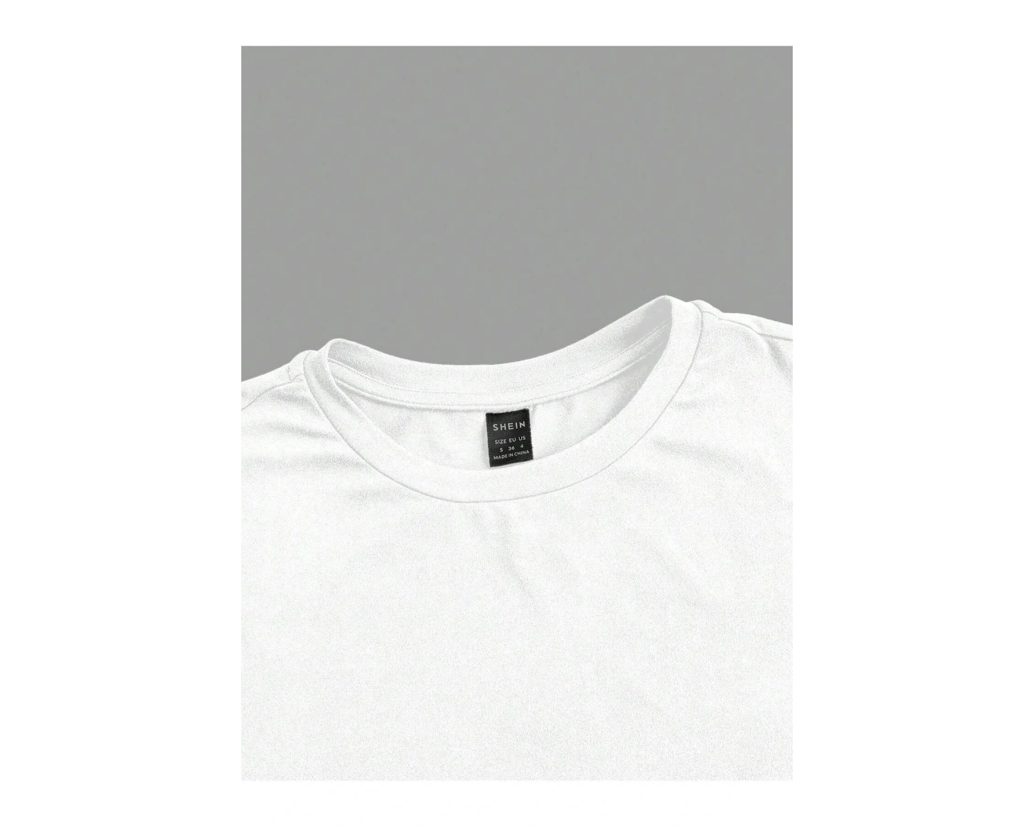 Yıldız Grafikli Yuvarlak Yaka Kısa Kollu Crop