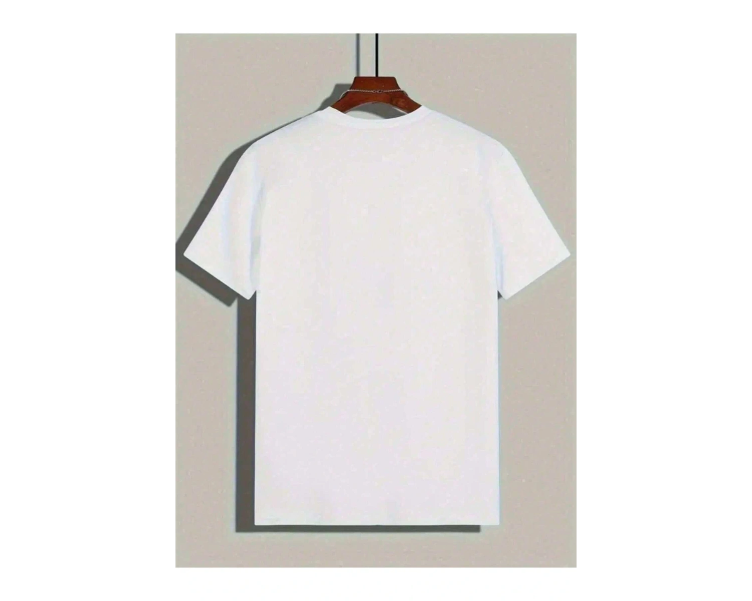 Yıldız Grafikli Yuvarlak Yaka Kısa Kollu Tişört