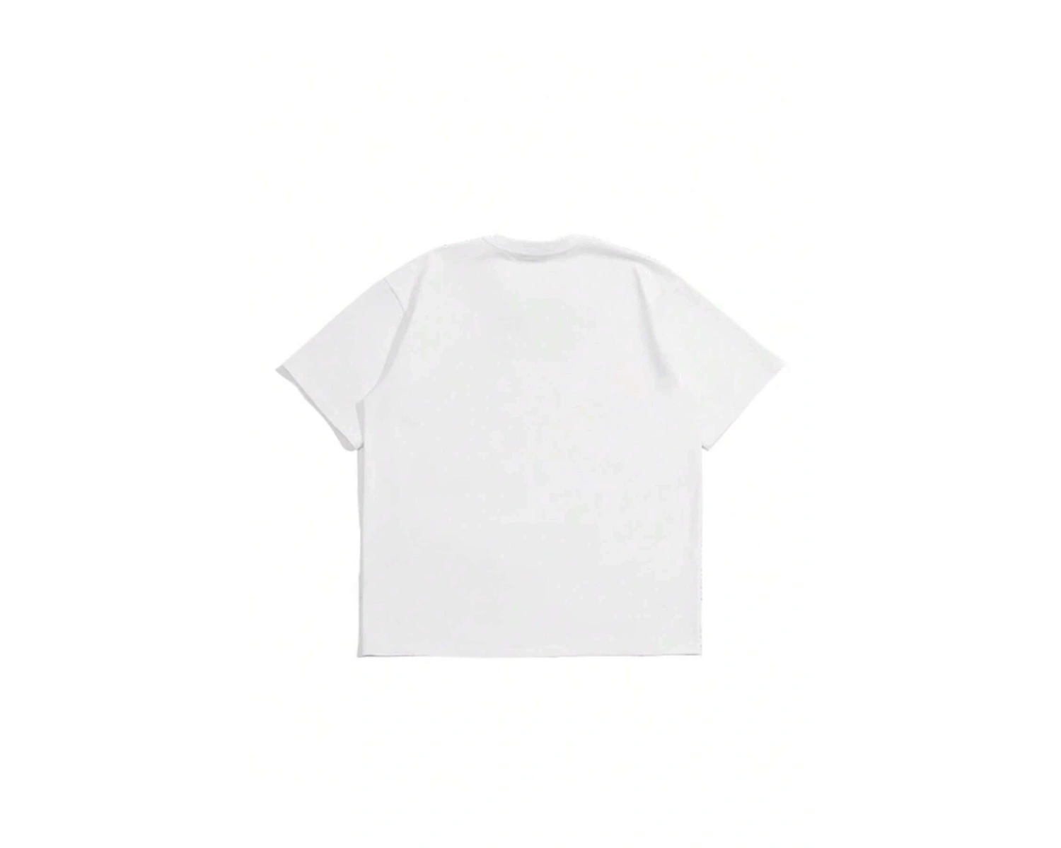 Yıldız Grafikli Yuvarlak Yaka Kısa Kollu Tişört