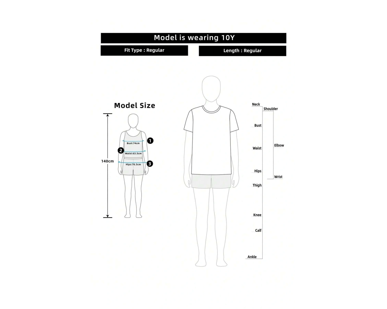 Yıldız Grafikli Yuvarlak Yaka Kısa Kollu Tişört