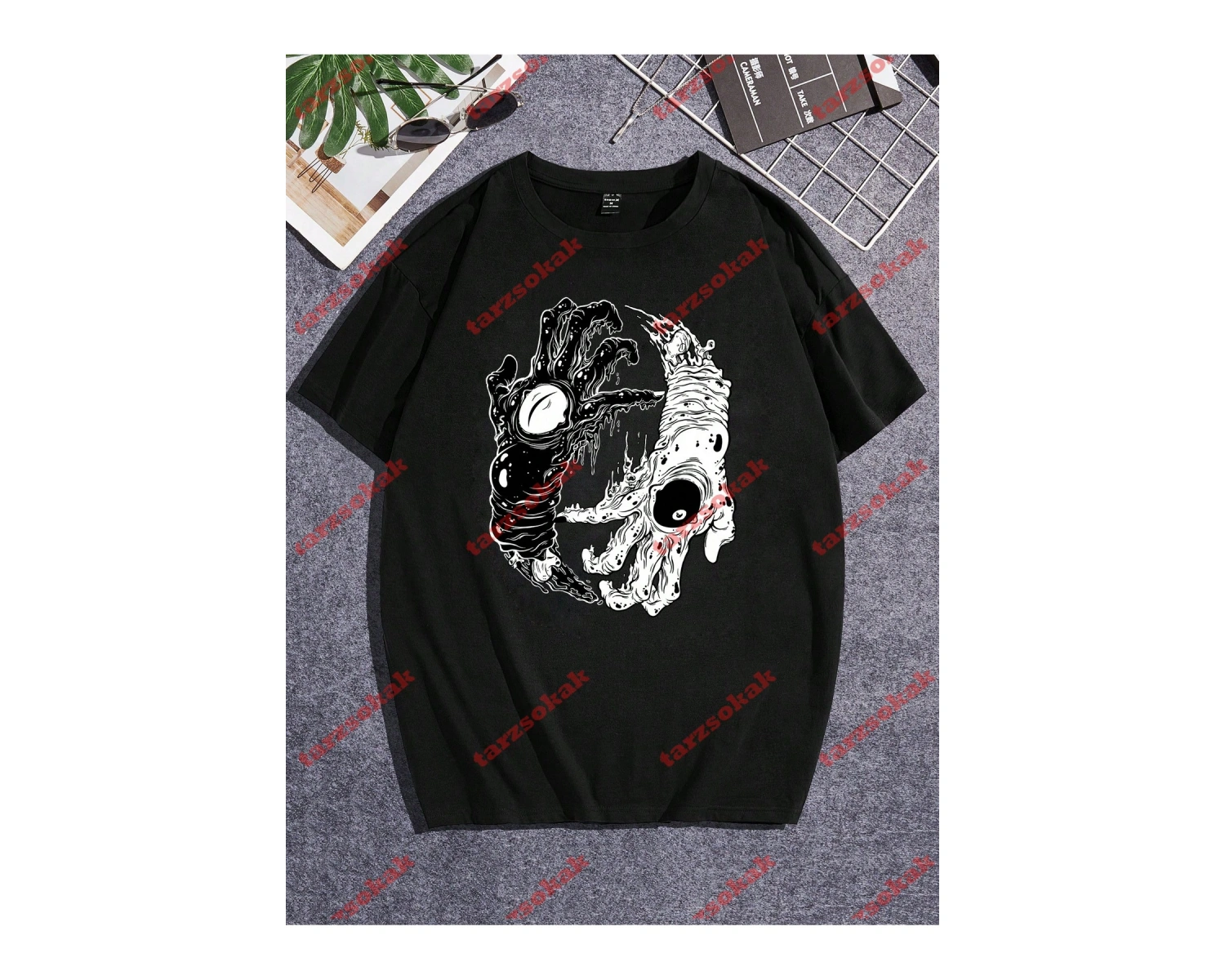 Model 3291 Erkek Yazlık Yuvarlak Yaka Kısa Kollu Günlük Tişört, Yaz