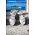 Solena Beyaz Cırt Detay Sandalet