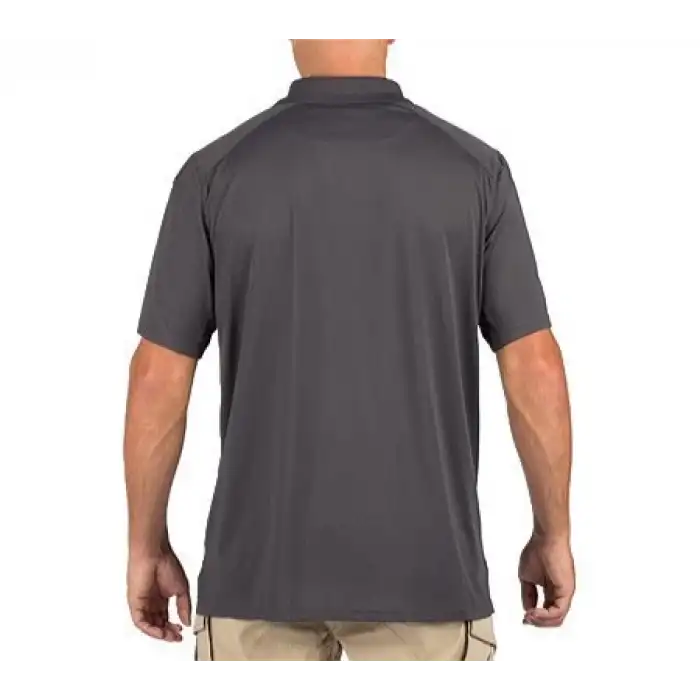 5.11 CHARCOAL S/S HELIOS POLO T-SHIRT