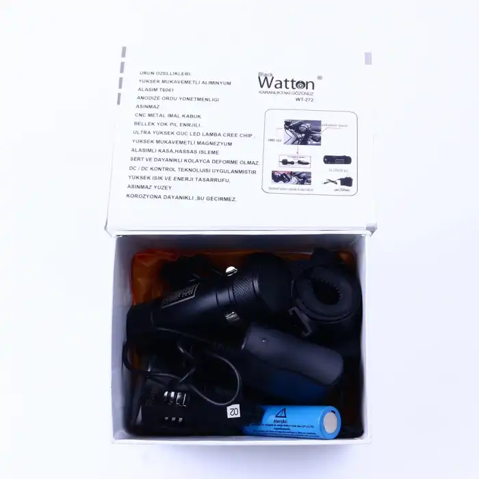 BlackWatton Wt-272-Profesyonel Bisiklet Lambası