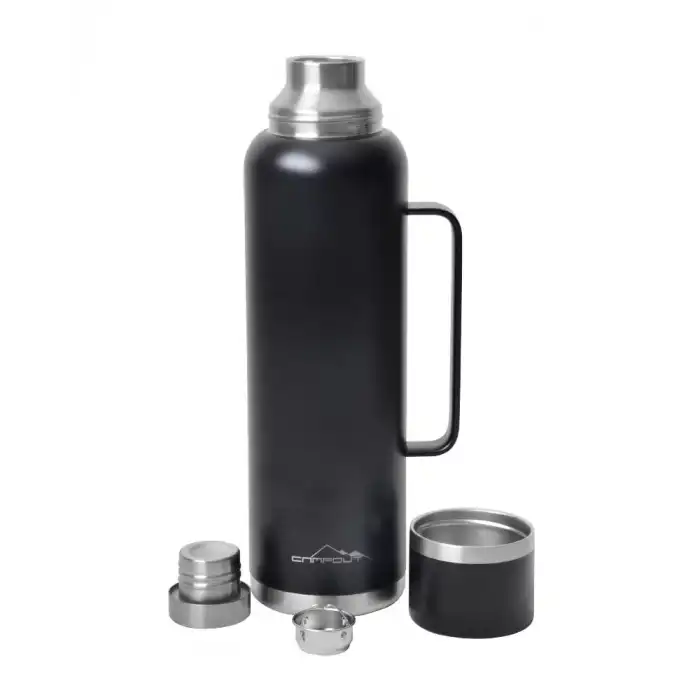 CAMPOUT ÇİFT KATMANLI TERMOS 1500 ML - SİYAH