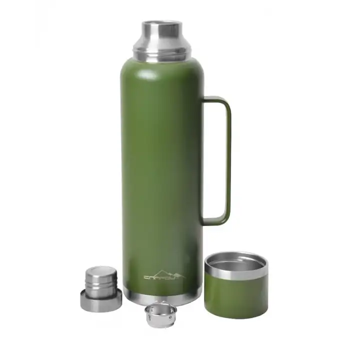 CAMPOUT ÇİFT KATMANLI TERMOS 1500 ML - YEŞİL
