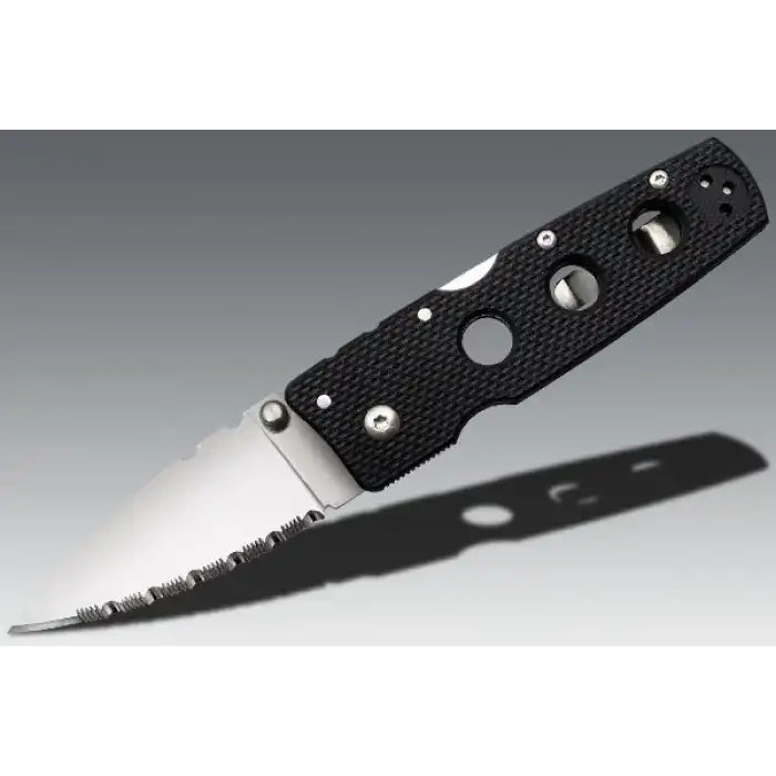 COLD STEEL HOLD OUTIII SERRATED CAKI(MEDIUM)