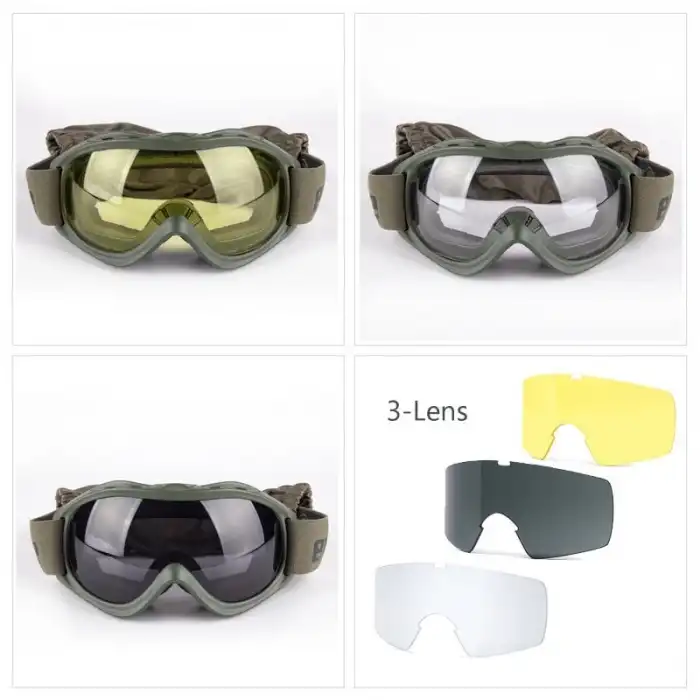 Evolite Balistik Protector Goggles - Haki MIL-PRF