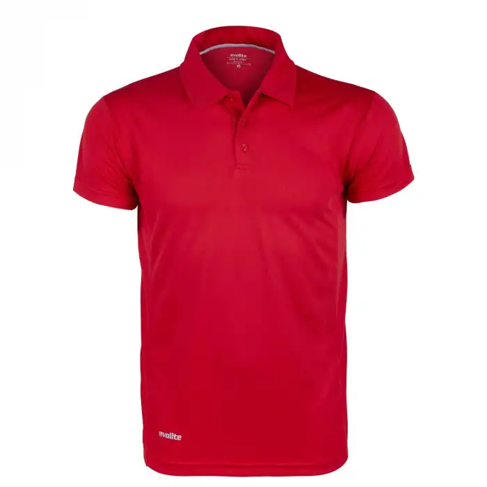 Evolite Polo Dry  Termal T-Shirt - Kırmızı