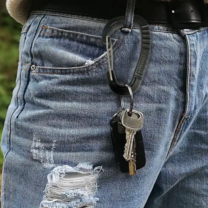 Evolite Strong 3lü Karabina Seti - Mavi/Turuncu/Yeşil