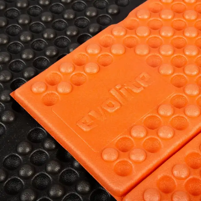 Evolite UltraLight Comfort Katlanır Mat - Siyah/Turuncu