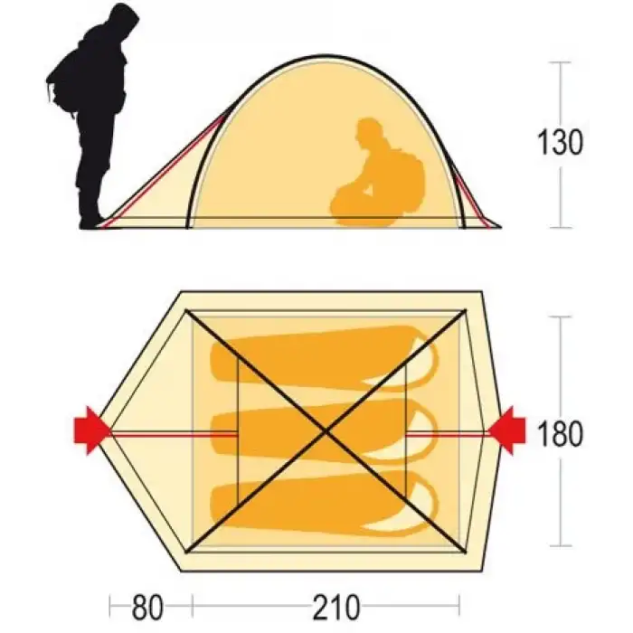 Ferrino Kalahari 3 Çadır