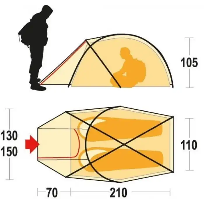 Ferrino Pilier 2 Çadır