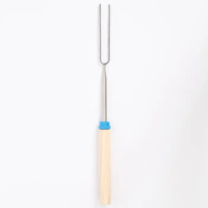 FreeCamp Teleskobik Barbekü Çatalı-MAVİ