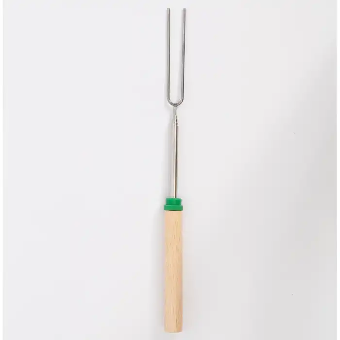 FreeCamp Teleskobik Barbekü Çatalı-YEŞİL