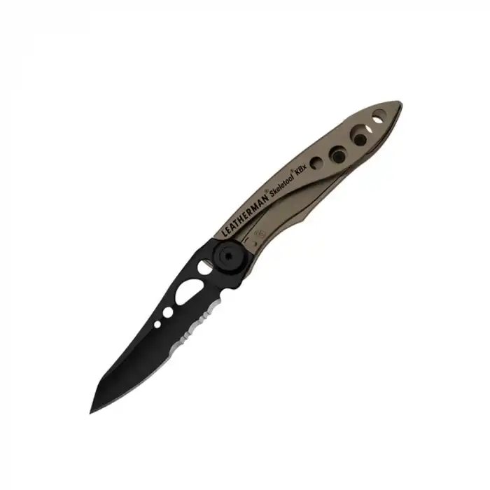 Leatherman Skeletool KBX Coyote Tan 420HC Kombo Bıçak