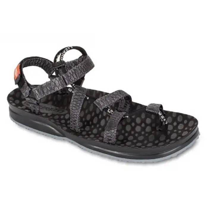 LIZARD HEX H2O SKIN KOYU GRI SANDALET