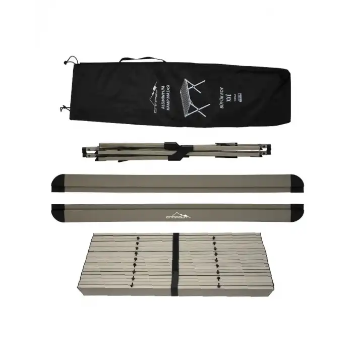 NURGAZ CAMPOUT ALÜMİNYUM KAMP MASASI BÜYÜK XXL