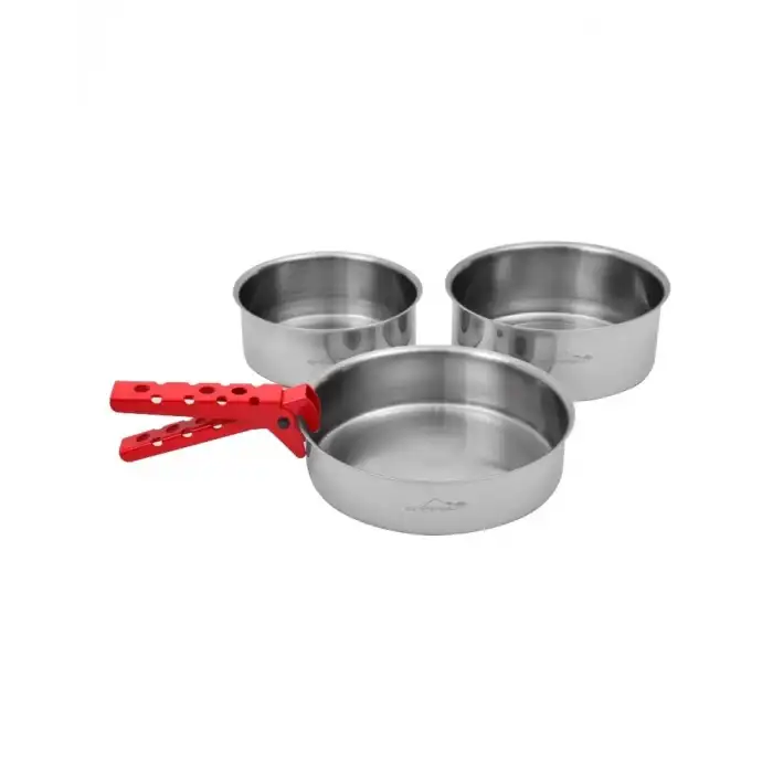 NURGAZ KROM TENCERE TAVA SETİ