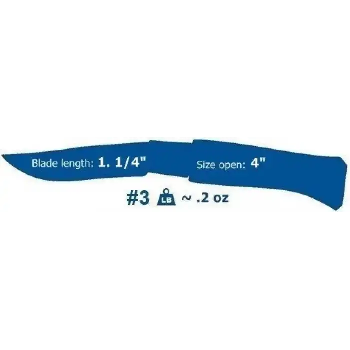 OPINEL INOX KAYIN SAPLI 3 NO CAKI (001071)