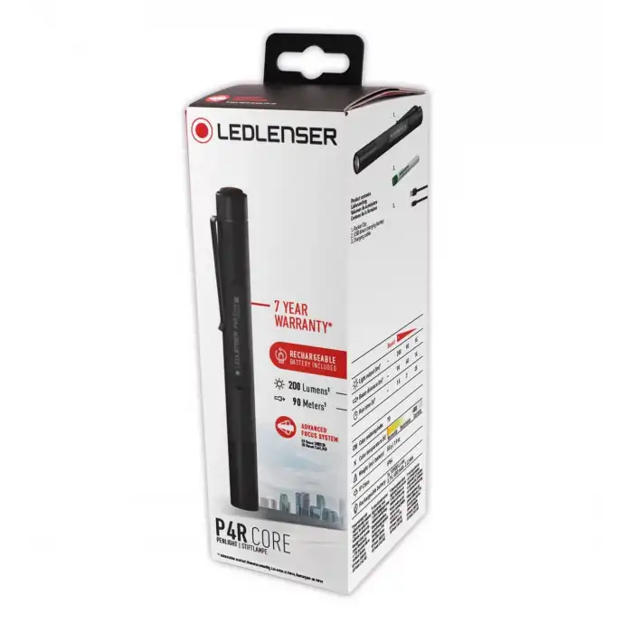 Led Lenser P4R Core 200 Lümen El Feneri
