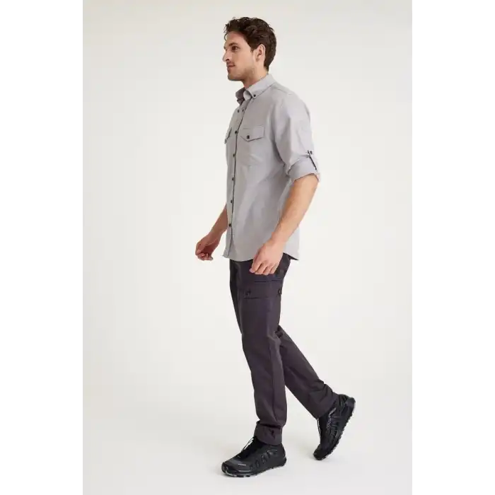 Q&Steinbock Anatolia Erkek Teknik Gömlek  - Antrasit