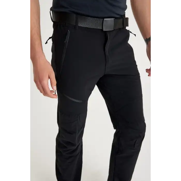 Q&Steinbock Calcedon Outdoor Erkek Pantolon - Siyah