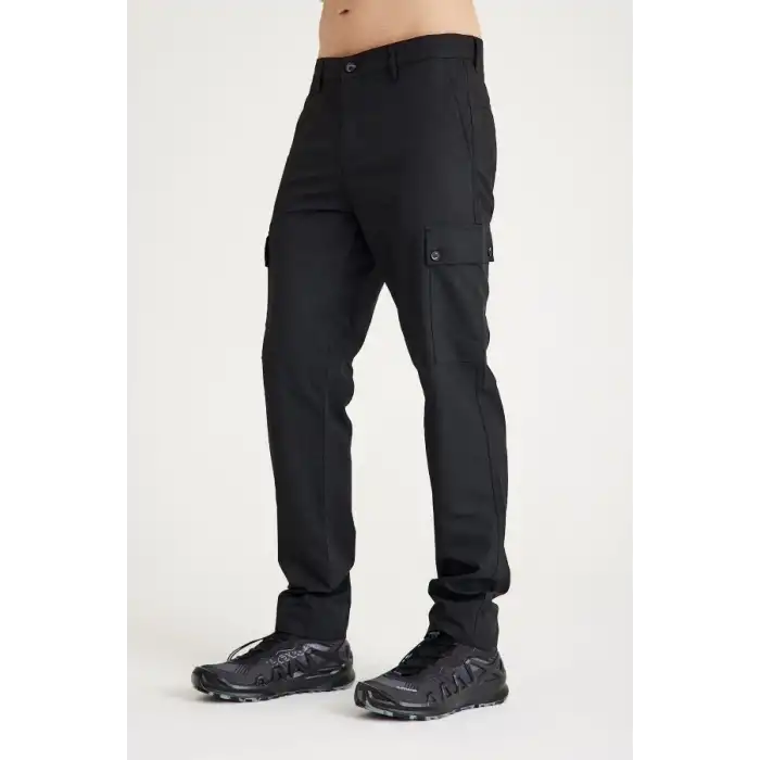 Q&Steinbock Herakles Outdoor Erkek Pantolon - Siyah
