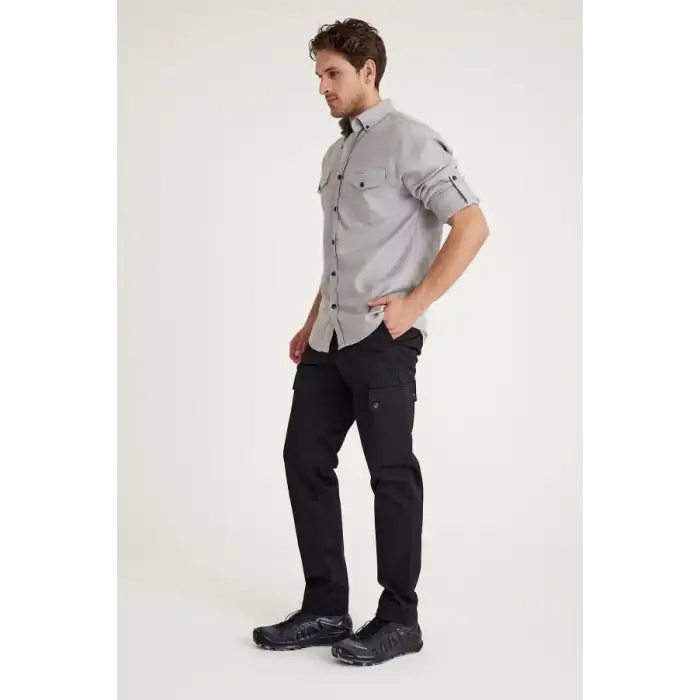 Q&Steinbock Herakles Outdoor Erkek Pantolon - Siyah