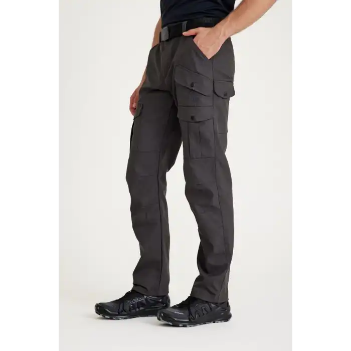 Q&Steinbock Horus Ripstop Teknik Erkek Outdoor Pantolon - Antrasit