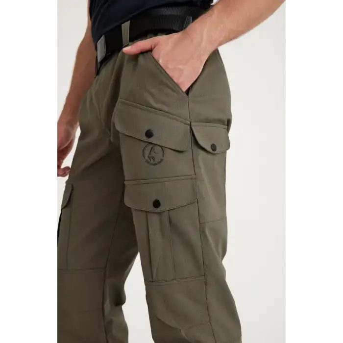 Q&Steinbock Horus Ripstop Teknik Erkek Outdoor Pantolon - Haki