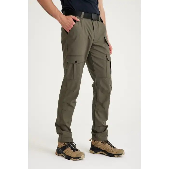 Q&Steinbock Horus Ripstop Teknik Erkek Outdoor Pantolon - Haki