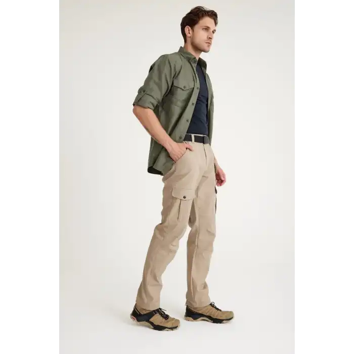 Q&Steinbock Horus Ripstop Teknik Erkek Outdoor Pantolon - Sand
