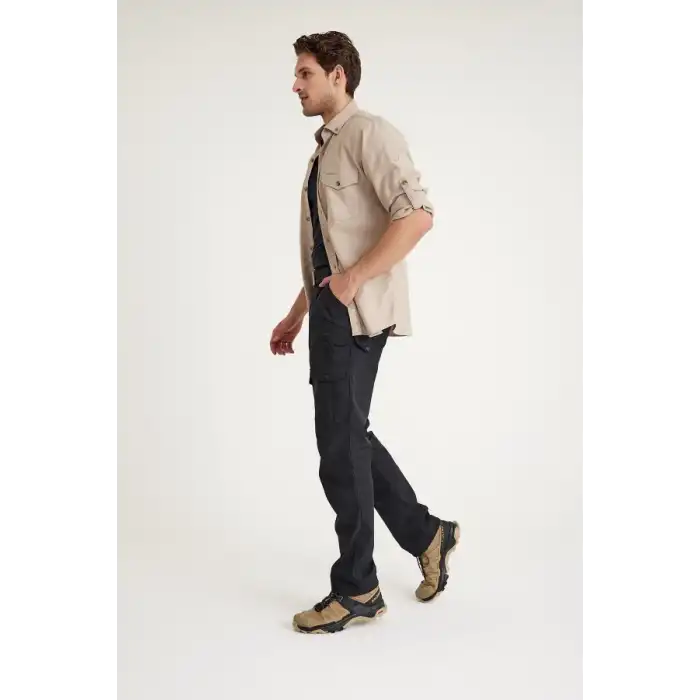 Q&Steinbock Horus Ripstop Teknik Erkek Outdoor Pantolon - Siyah