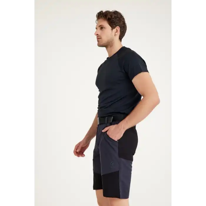 Q&Steinbock Pompei Parçalı Outdoor Şort - Dark Grey