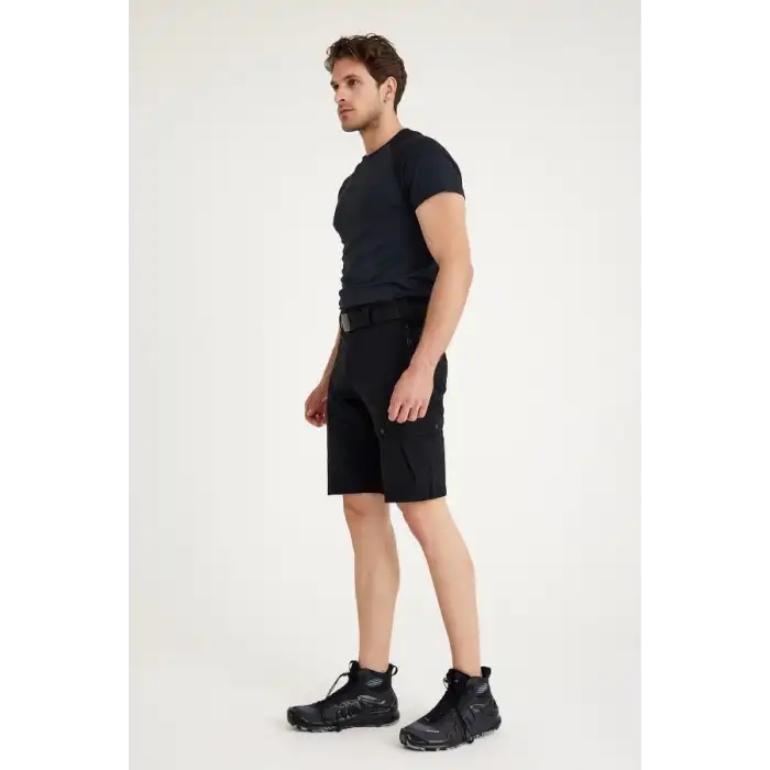 Q&Steinbock Quintus Teknik Outdoor Şort - Siyah