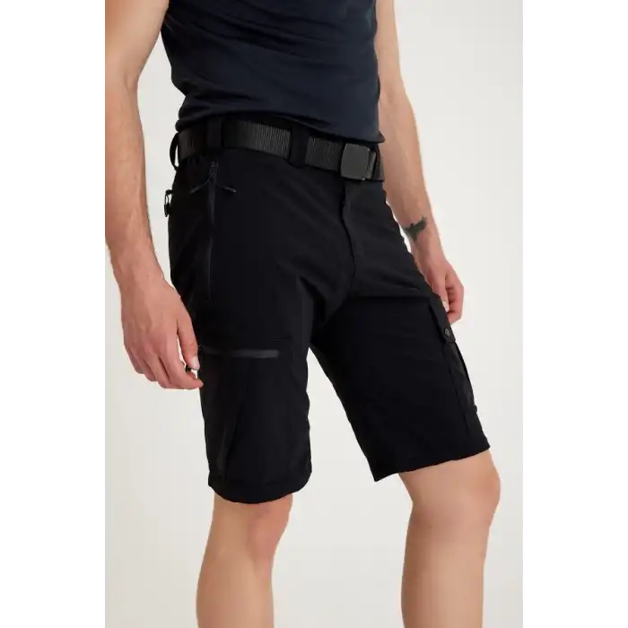 Q&Steinbock Quintus Teknik Outdoor Şort - Siyah