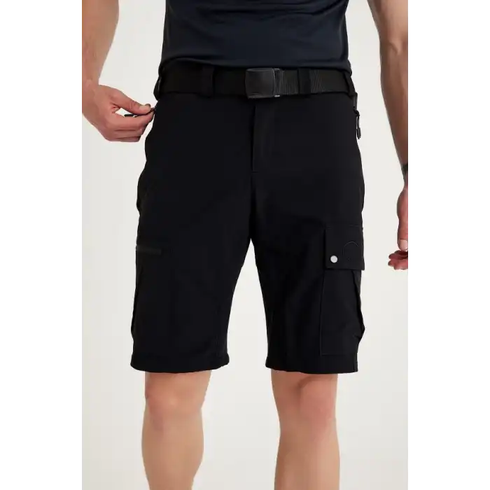 Q&Steinbock Quintus Teknik Outdoor Şort - Siyah