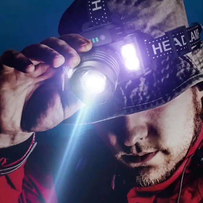 SENSÖRLÜ CREE TG LED  ŞARJLI KAFA LAMBASI WATTON WT-625