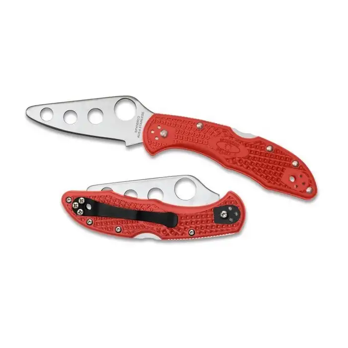 SPYDERCO C11TR DELICA TRAINER KIRMIZI CAKI